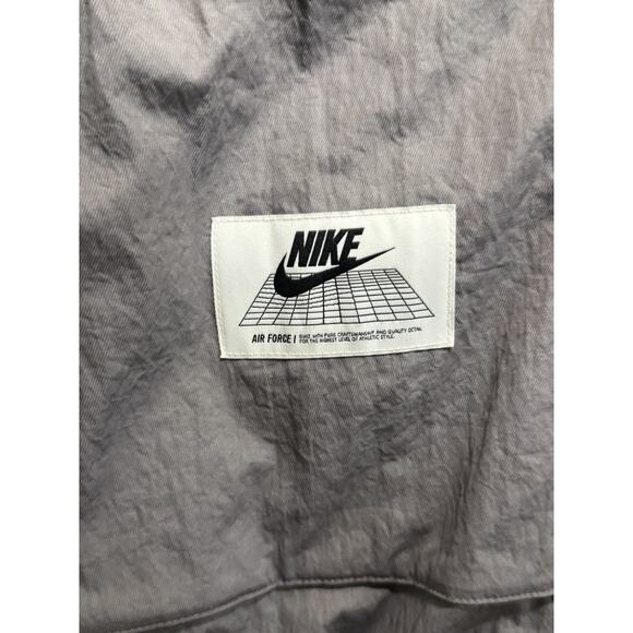 Nike Air Force 1 Utility Jacket Gunsmoke Gray BQ0034-056 Streetwear Anorak AF1 L - Picture 2 of 5